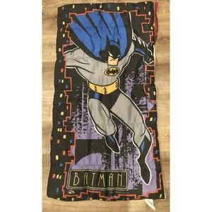 Vintage Batman Sleeping Bag DC Comics 1992 Youth Size 55x27 Kids Superhero